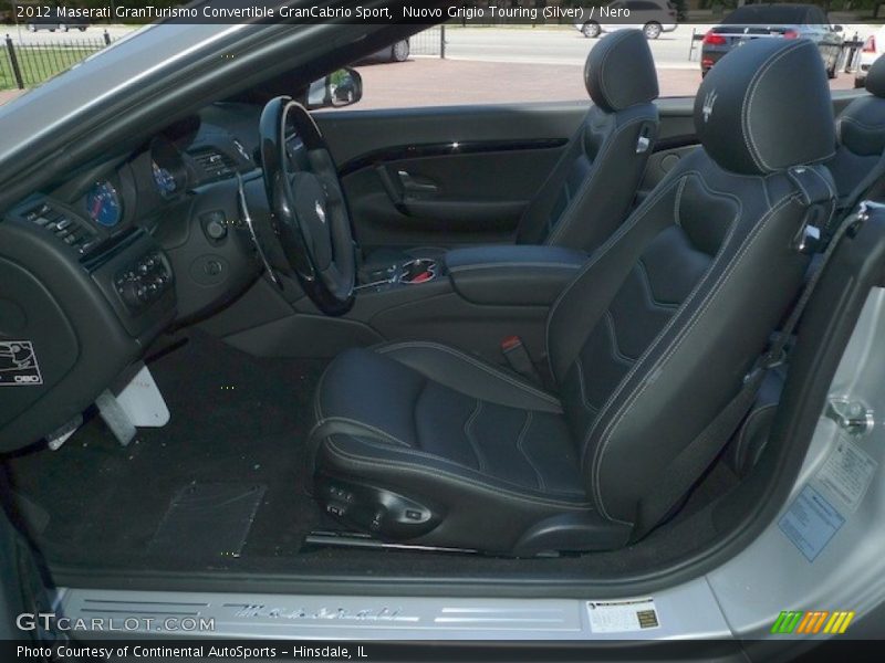 Front Seat of 2012 GranTurismo Convertible GranCabrio Sport