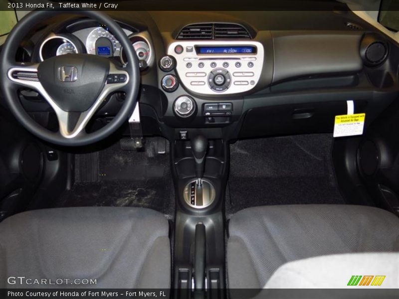 Taffeta White / Gray 2013 Honda Fit