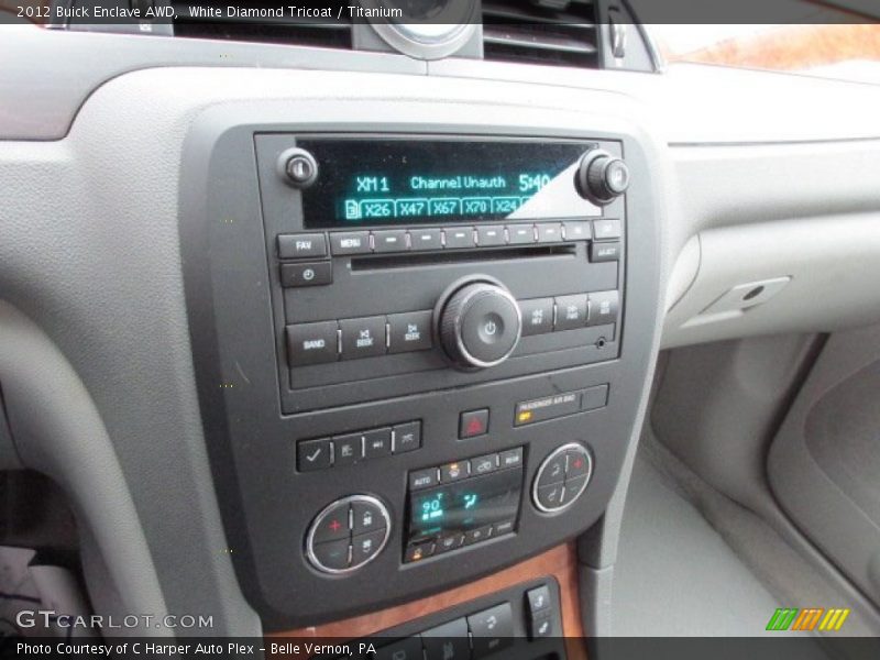 White Diamond Tricoat / Titanium 2012 Buick Enclave AWD