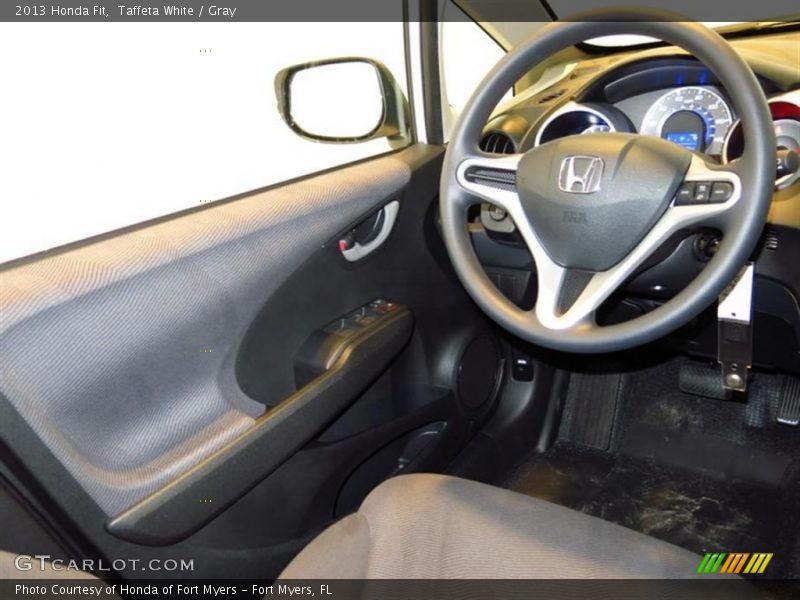 Taffeta White / Gray 2013 Honda Fit