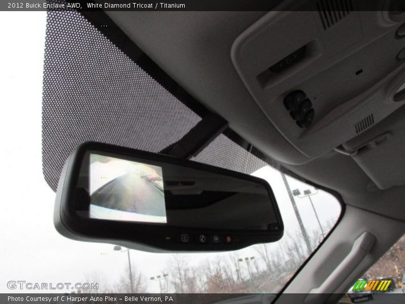 White Diamond Tricoat / Titanium 2012 Buick Enclave AWD