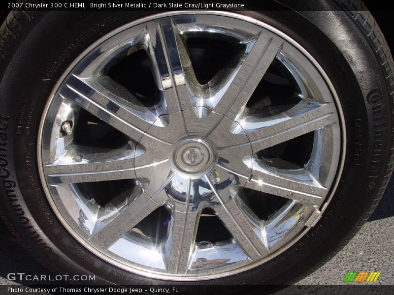 Bright Silver Metallic / Dark Slate Gray/Light Graystone 2007 Chrysler 300 C HEMI