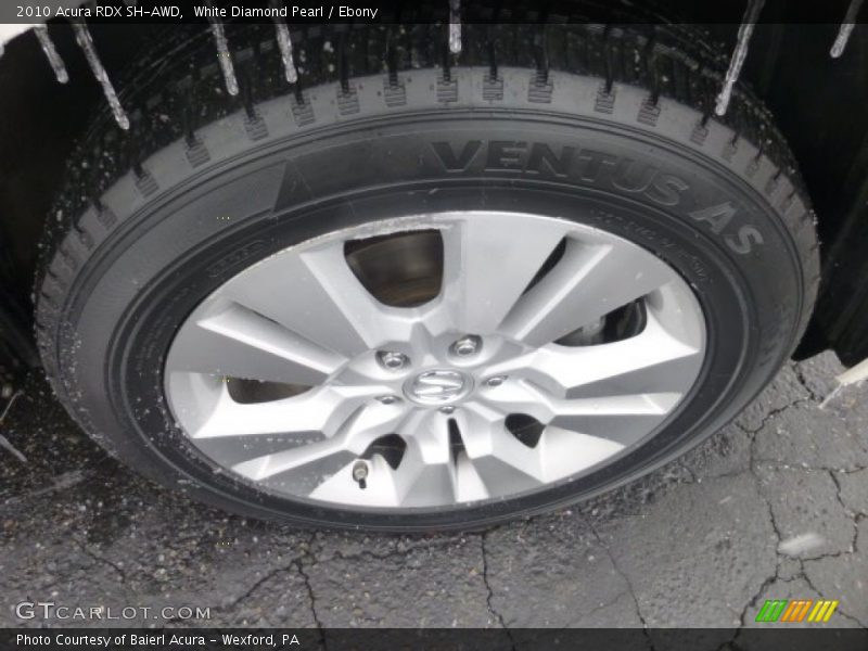 White Diamond Pearl / Ebony 2010 Acura RDX SH-AWD