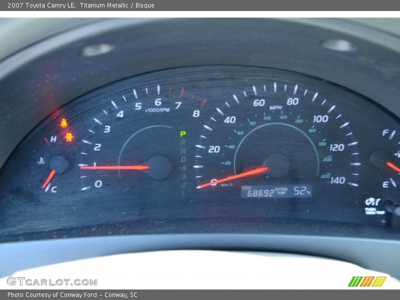 Titanium Metallic / Bisque 2007 Toyota Camry LE