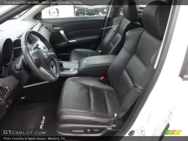 Front Seat of 2010 RDX SH-AWD