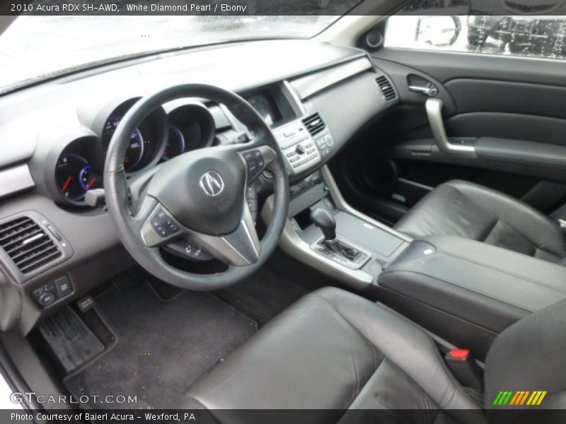 Ebony Interior - 2010 RDX SH-AWD 