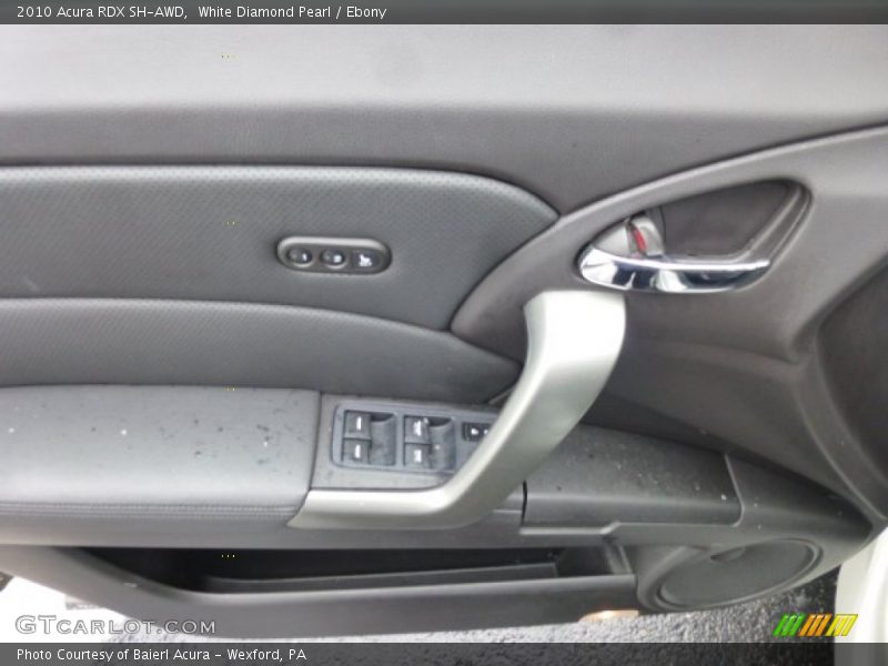 White Diamond Pearl / Ebony 2010 Acura RDX SH-AWD