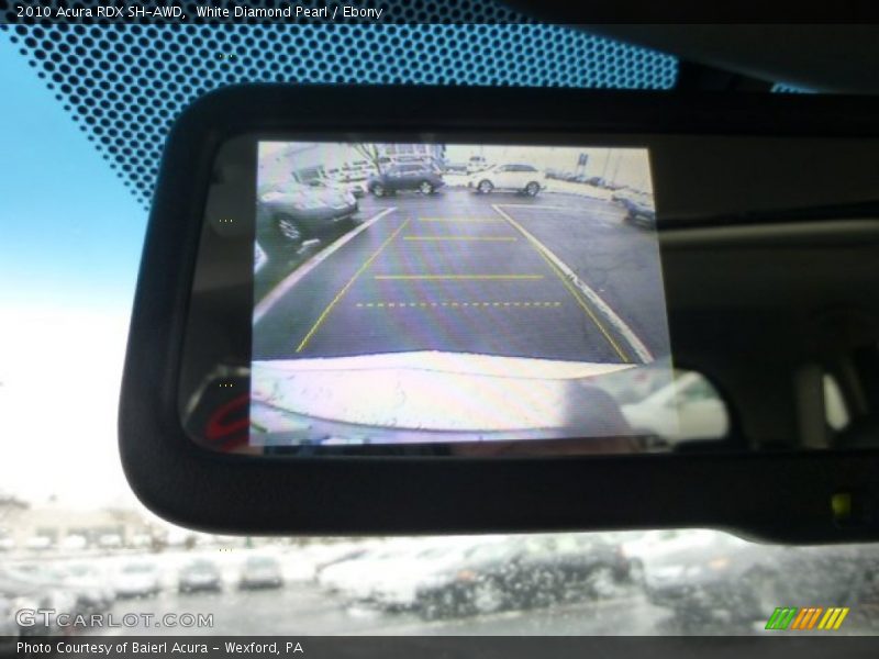 White Diamond Pearl / Ebony 2010 Acura RDX SH-AWD