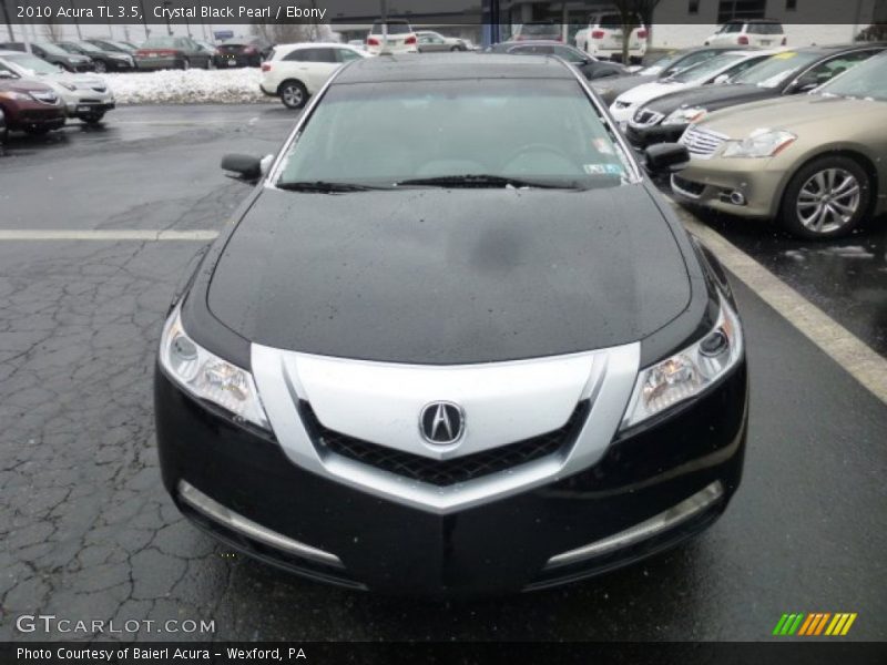 Crystal Black Pearl / Ebony 2010 Acura TL 3.5