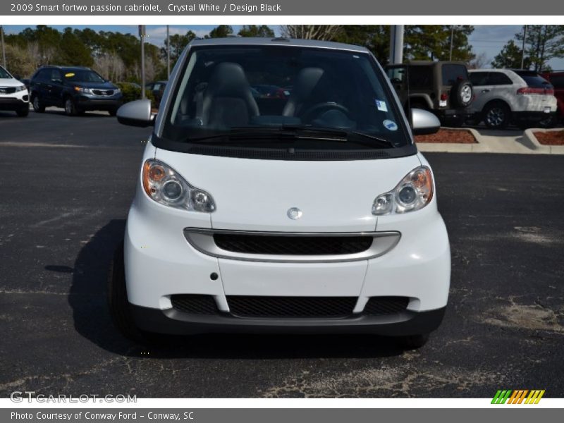 Crystal White / Design Black 2009 Smart fortwo passion cabriolet