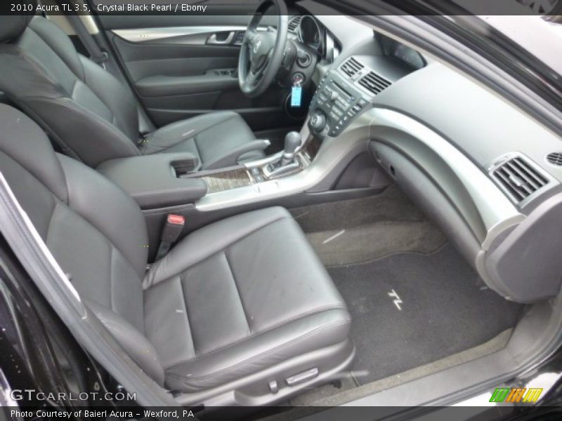 Crystal Black Pearl / Ebony 2010 Acura TL 3.5