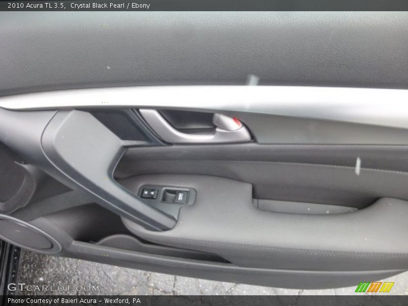 Crystal Black Pearl / Ebony 2010 Acura TL 3.5
