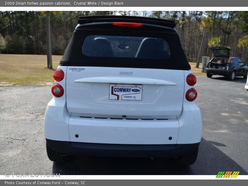 Crystal White / Design Black 2009 Smart fortwo passion cabriolet