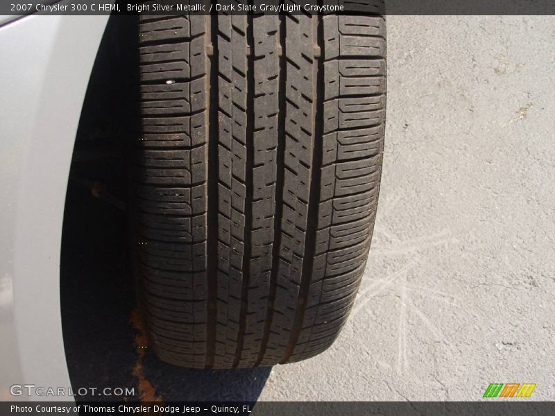 Bright Silver Metallic / Dark Slate Gray/Light Graystone 2007 Chrysler 300 C HEMI