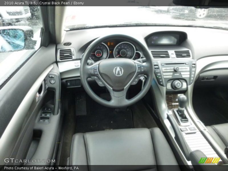 Crystal Black Pearl / Ebony 2010 Acura TL 3.5
