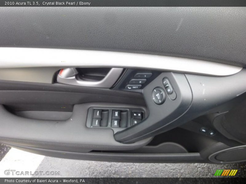 Crystal Black Pearl / Ebony 2010 Acura TL 3.5
