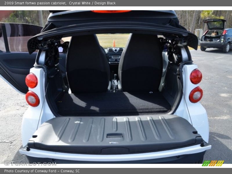Crystal White / Design Black 2009 Smart fortwo passion cabriolet