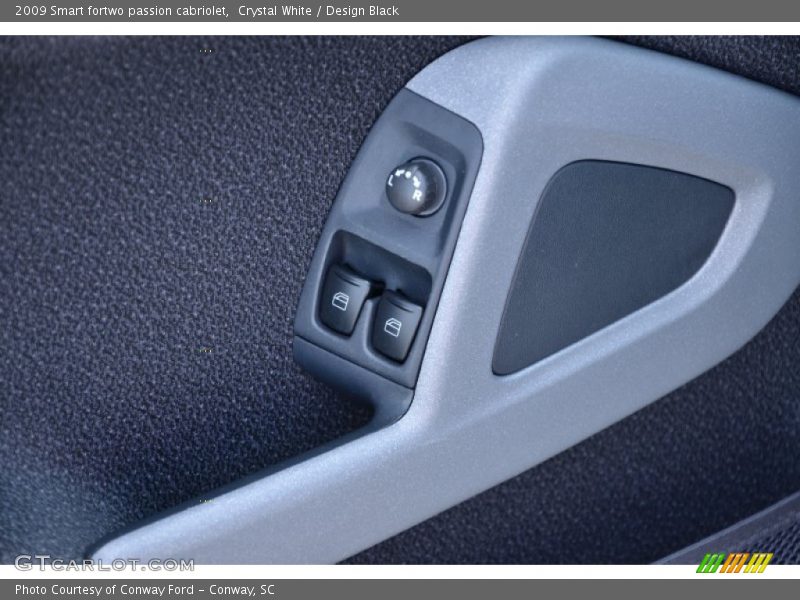 Controls of 2009 fortwo passion cabriolet