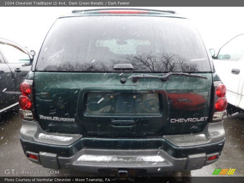 Dark Green Metallic / Dark Pewter 2004 Chevrolet TrailBlazer LS 4x4
