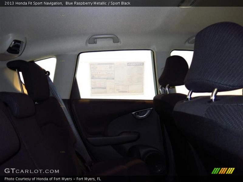 Blue Raspberry Metallic / Sport Black 2013 Honda Fit Sport Navigation