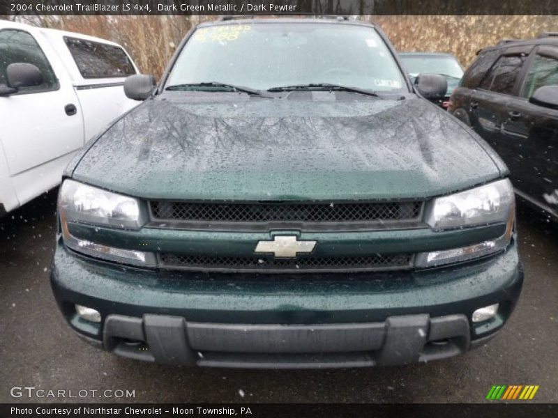 Dark Green Metallic / Dark Pewter 2004 Chevrolet TrailBlazer LS 4x4