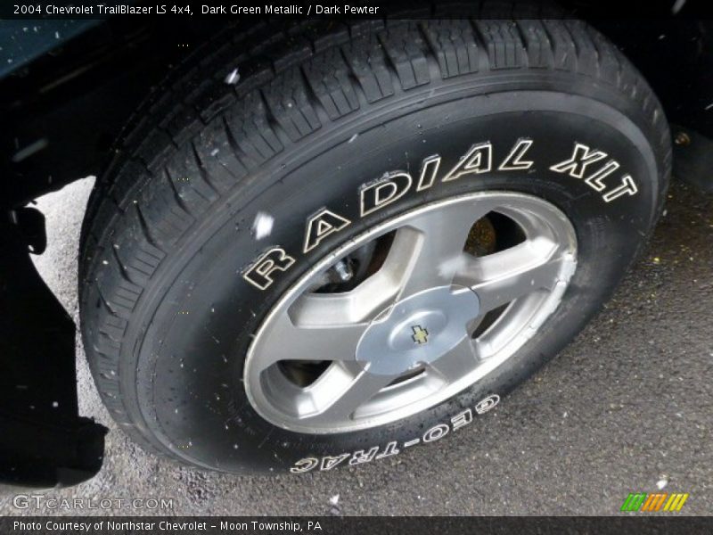 Dark Green Metallic / Dark Pewter 2004 Chevrolet TrailBlazer LS 4x4
