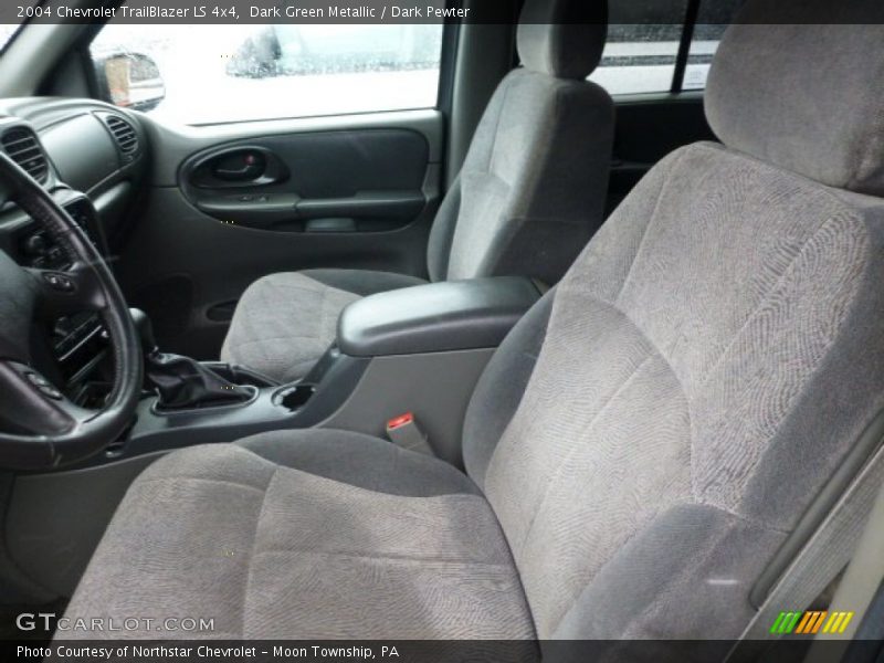 Dark Green Metallic / Dark Pewter 2004 Chevrolet TrailBlazer LS 4x4