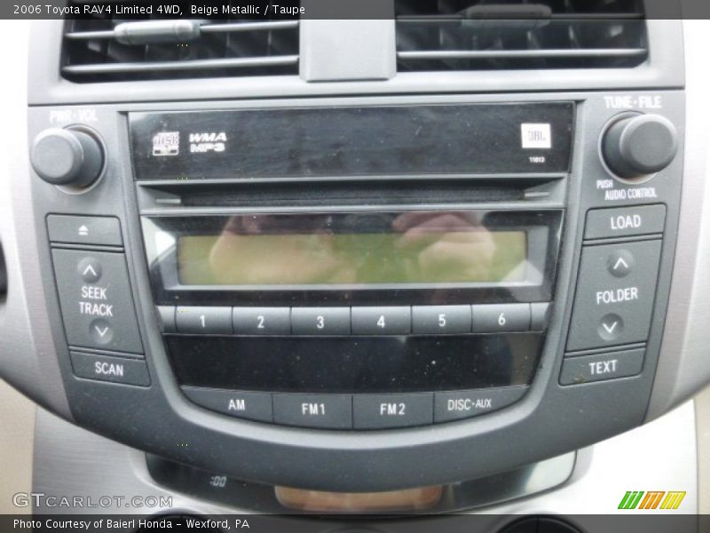 Audio System of 2006 RAV4 Limited 4WD