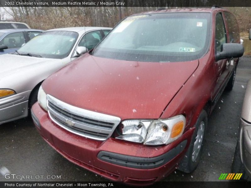 Medium Redfire Metallic / Medium Gray 2002 Chevrolet Venture