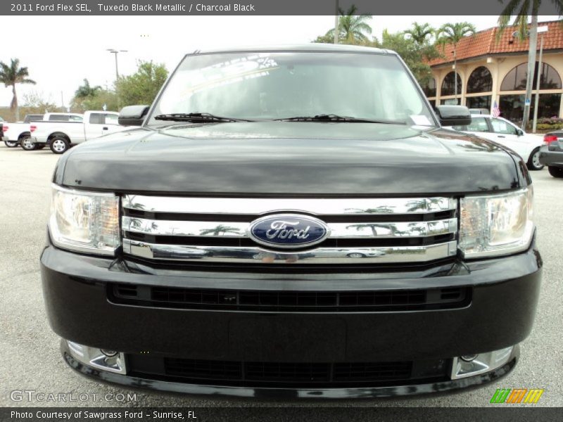 Tuxedo Black Metallic / Charcoal Black 2011 Ford Flex SEL