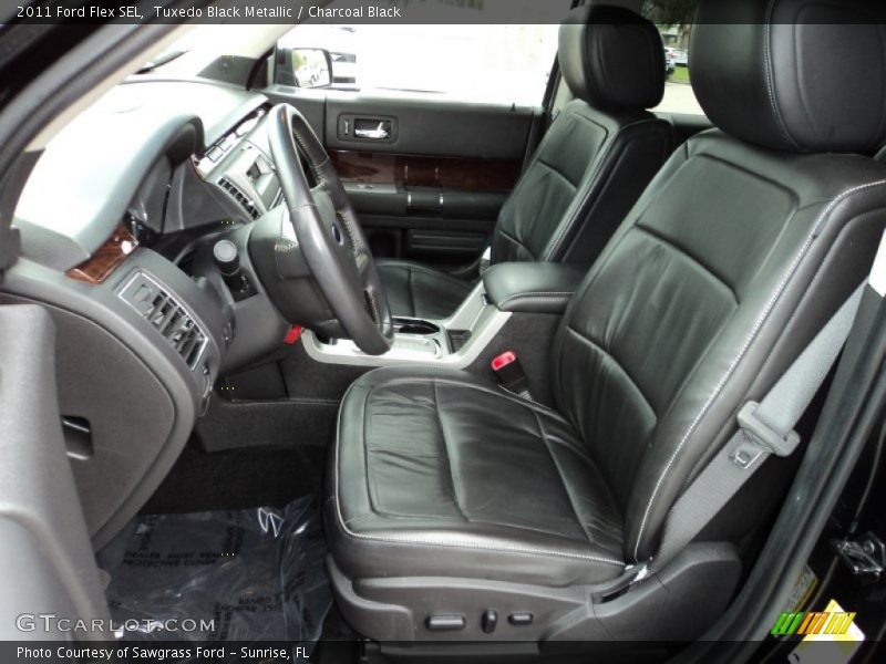 Tuxedo Black Metallic / Charcoal Black 2011 Ford Flex SEL