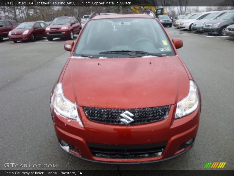 Sunlight Copper Metallic / Black 2011 Suzuki SX4 Crossover Touring AWD