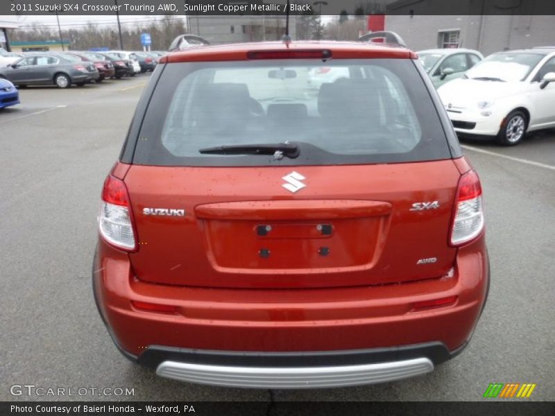 Sunlight Copper Metallic / Black 2011 Suzuki SX4 Crossover Touring AWD