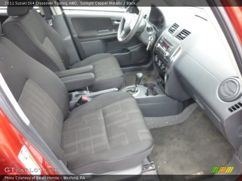 Sunlight Copper Metallic / Black 2011 Suzuki SX4 Crossover Touring AWD