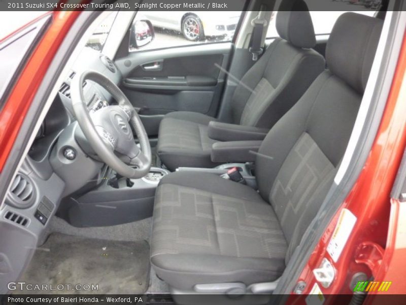 Sunlight Copper Metallic / Black 2011 Suzuki SX4 Crossover Touring AWD