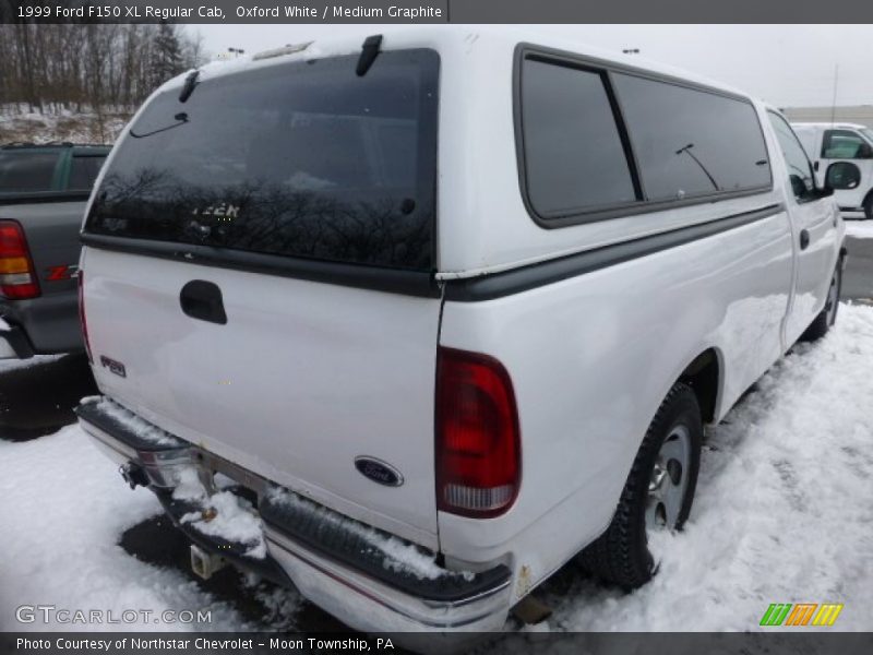 Oxford White / Medium Graphite 1999 Ford F150 XL Regular Cab
