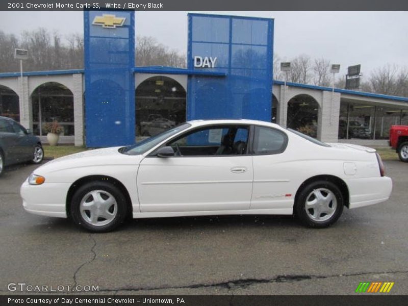 White / Ebony Black 2001 Chevrolet Monte Carlo SS