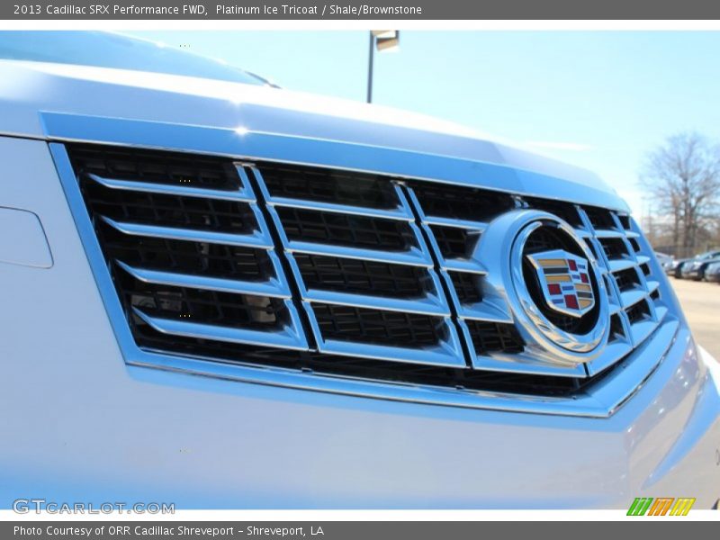 Platinum Ice Tricoat / Shale/Brownstone 2013 Cadillac SRX Performance FWD