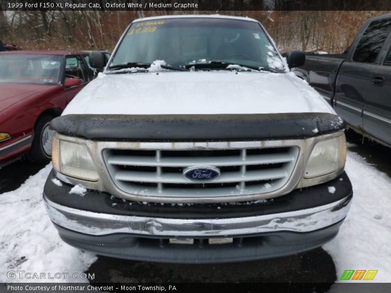 Oxford White / Medium Graphite 1999 Ford F150 XL Regular Cab