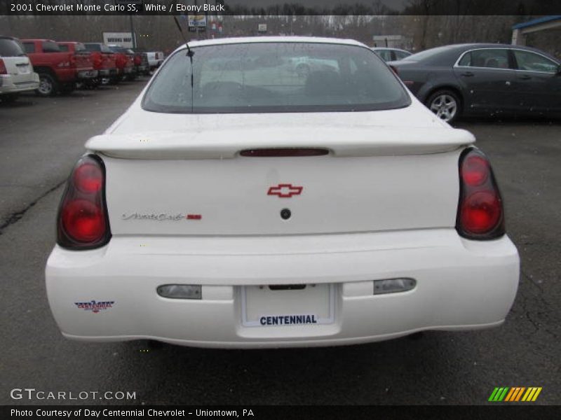 White / Ebony Black 2001 Chevrolet Monte Carlo SS