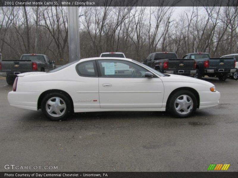 White / Ebony Black 2001 Chevrolet Monte Carlo SS