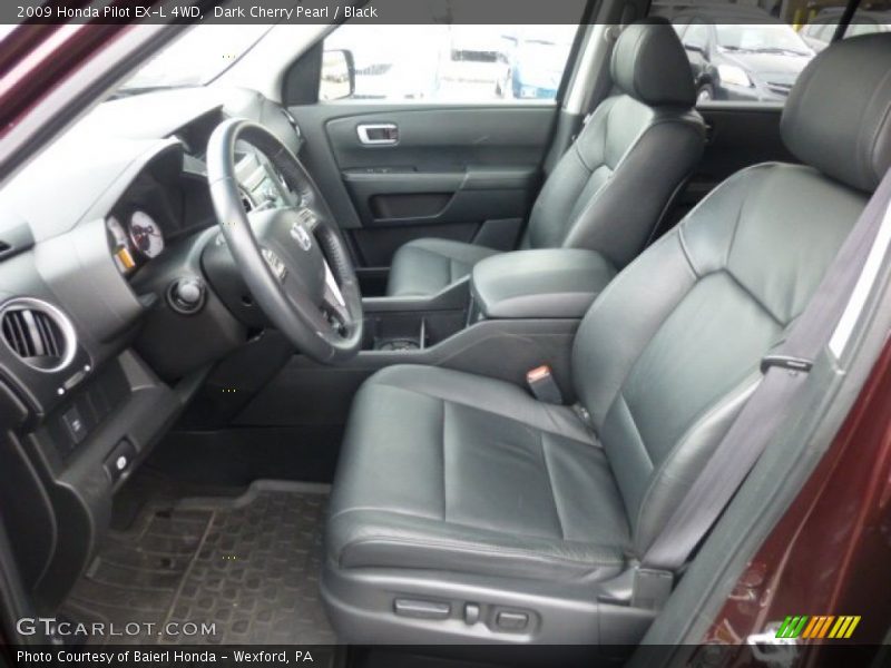 Front Seat of 2009 Pilot EX-L 4WD