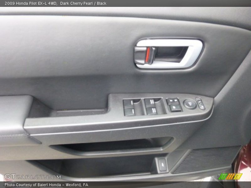 Dark Cherry Pearl / Black 2009 Honda Pilot EX-L 4WD