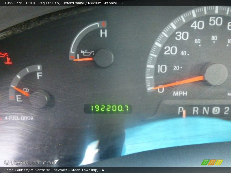 Oxford White / Medium Graphite 1999 Ford F150 XL Regular Cab