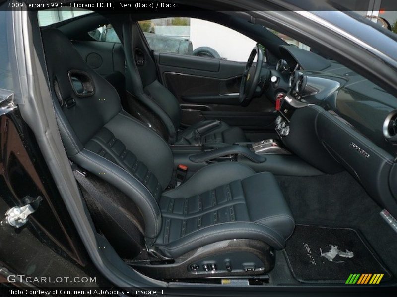  2009 599 GTB Fiorano HGTE Black Interior