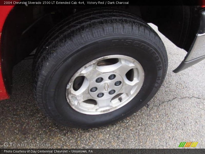 Victory Red / Dark Charcoal 2004 Chevrolet Silverado 1500 LT Extended Cab 4x4