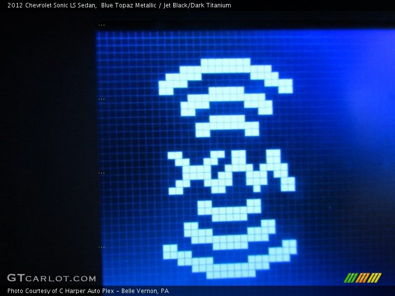 Blue Topaz Metallic / Jet Black/Dark Titanium 2012 Chevrolet Sonic LS Sedan