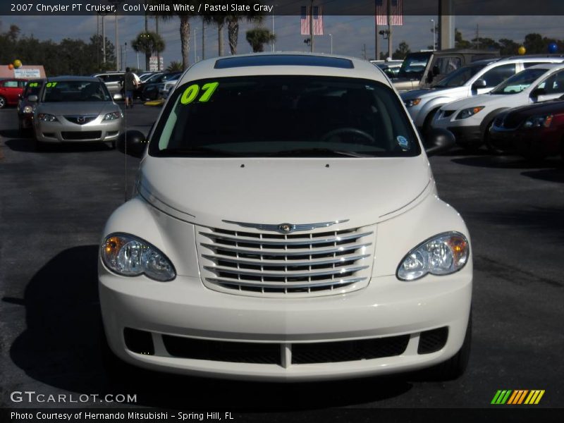 Cool Vanilla White / Pastel Slate Gray 2007 Chrysler PT Cruiser