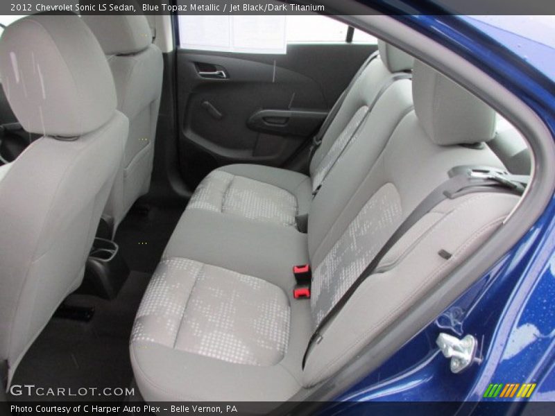 Blue Topaz Metallic / Jet Black/Dark Titanium 2012 Chevrolet Sonic LS Sedan