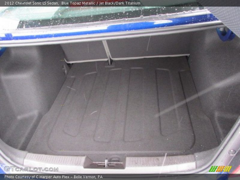 Blue Topaz Metallic / Jet Black/Dark Titanium 2012 Chevrolet Sonic LS Sedan